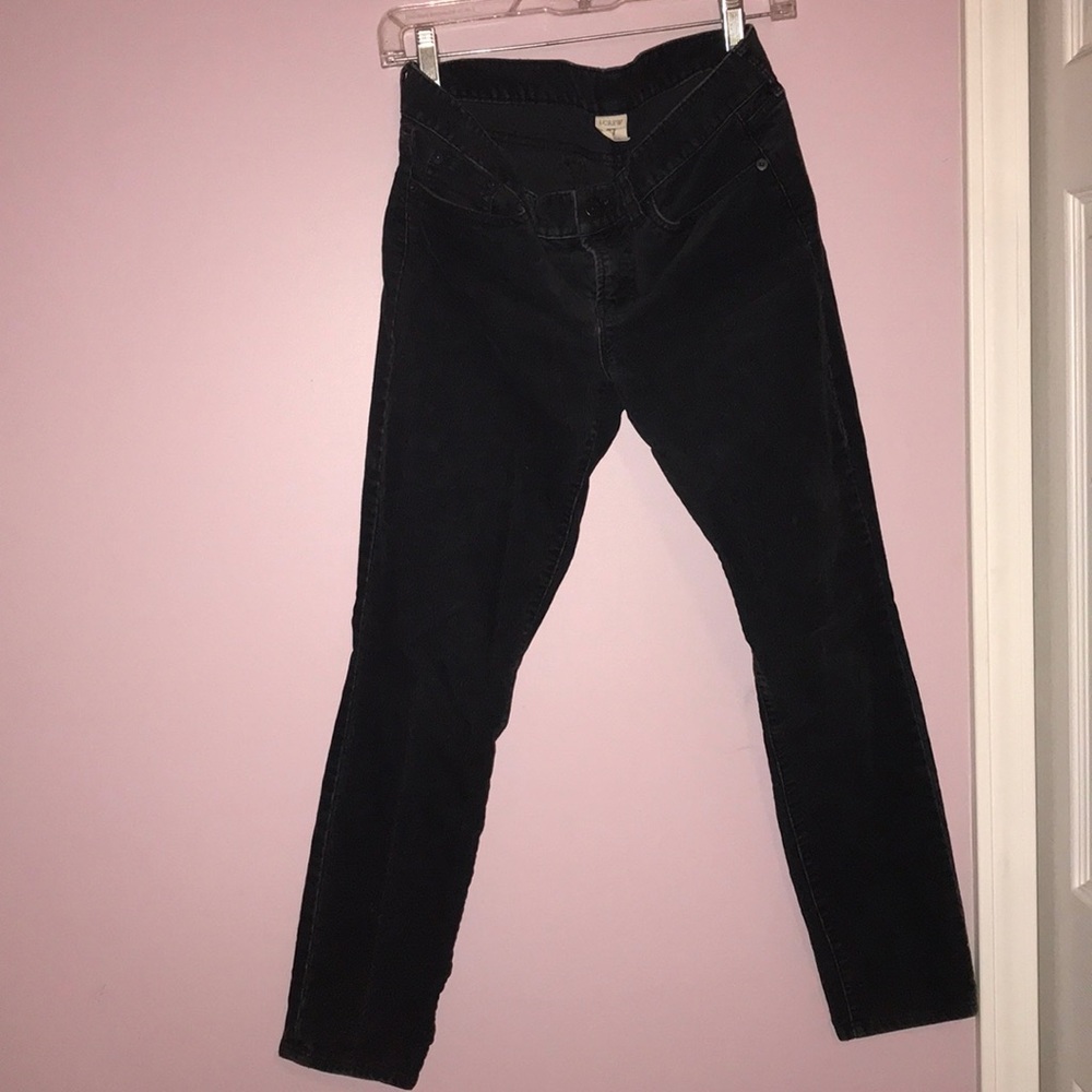 J Crew navy corduroy straight leg pants size 27